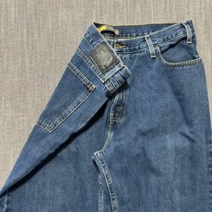 Levis SilverTab Low Loose Jeans Mens 36x34 Blue Baggy Wide Leg Denim Vintage